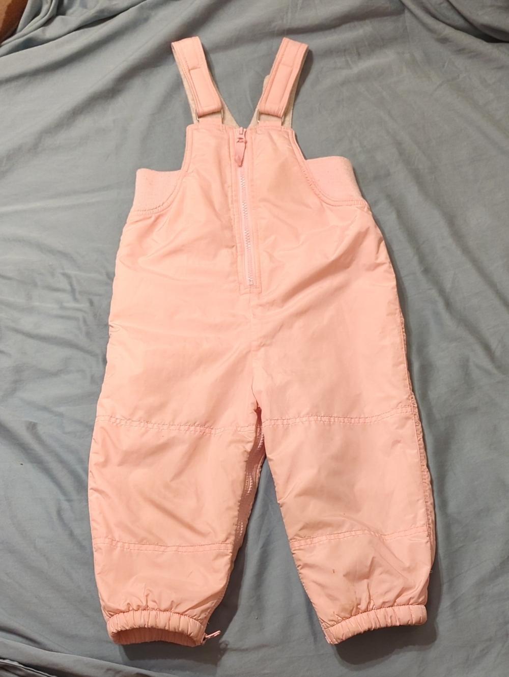 Baby Gap Pink Snow Bib Overalls, Size 2T XL